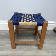 Quadratisch Blau Fußbank