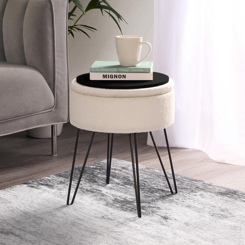 Fußhocker aufbewahrung sitz - fußhocker,
