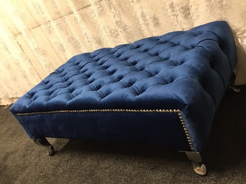 Samt fußhocker pouf - samt,