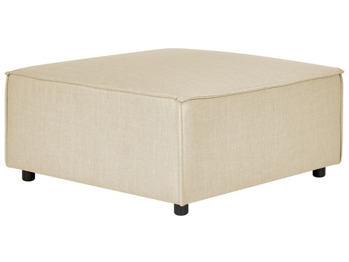 Ottomane leinen beige - ottomane,