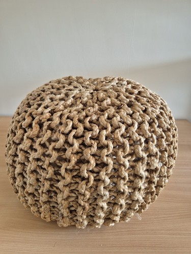 Rafia fußhocker sitzsack - fußhocker,